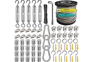 1/8 Inch Aircraft Cable Curtain Wire for Outdoor Hanging