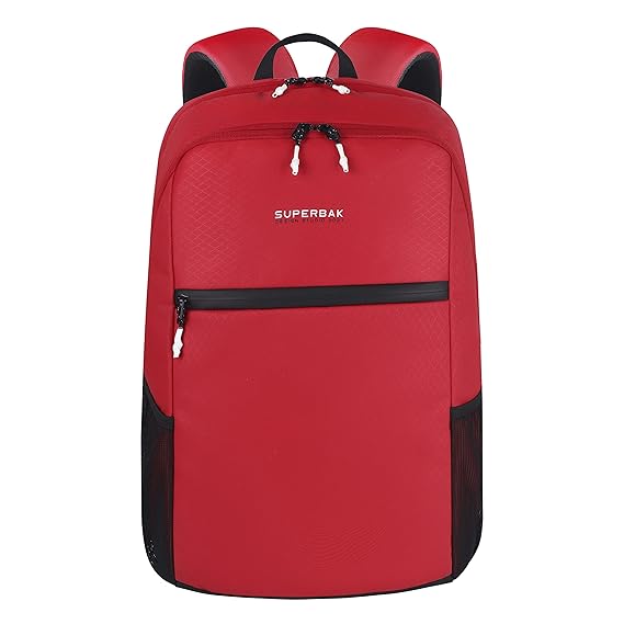 Superbak Scout 30 Ltrs Laptop Backpack (Red-Black), One Size (LBPSCOUT0901)