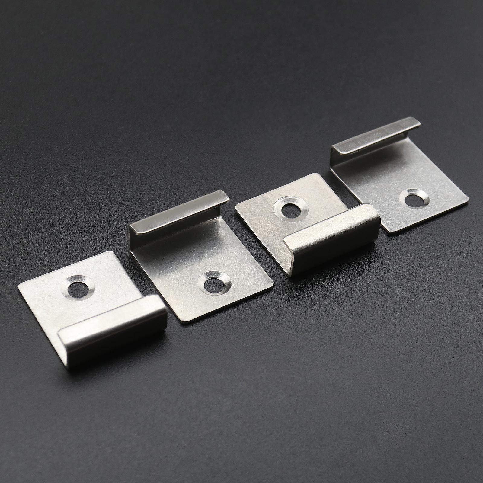 25pcs Clip de Fixation de Démarreur Caché pour Terrasse en Composite avec Vis 8mm