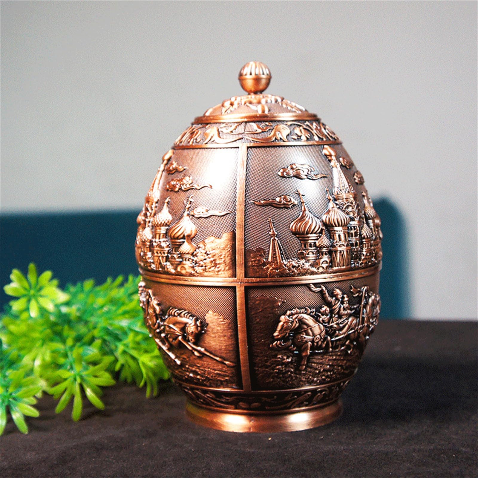 Tetera de aleación para el hogar con tapa Caja de té de metal decorativa Contenedor de azúcar resistente a la humedad para uso y oficina