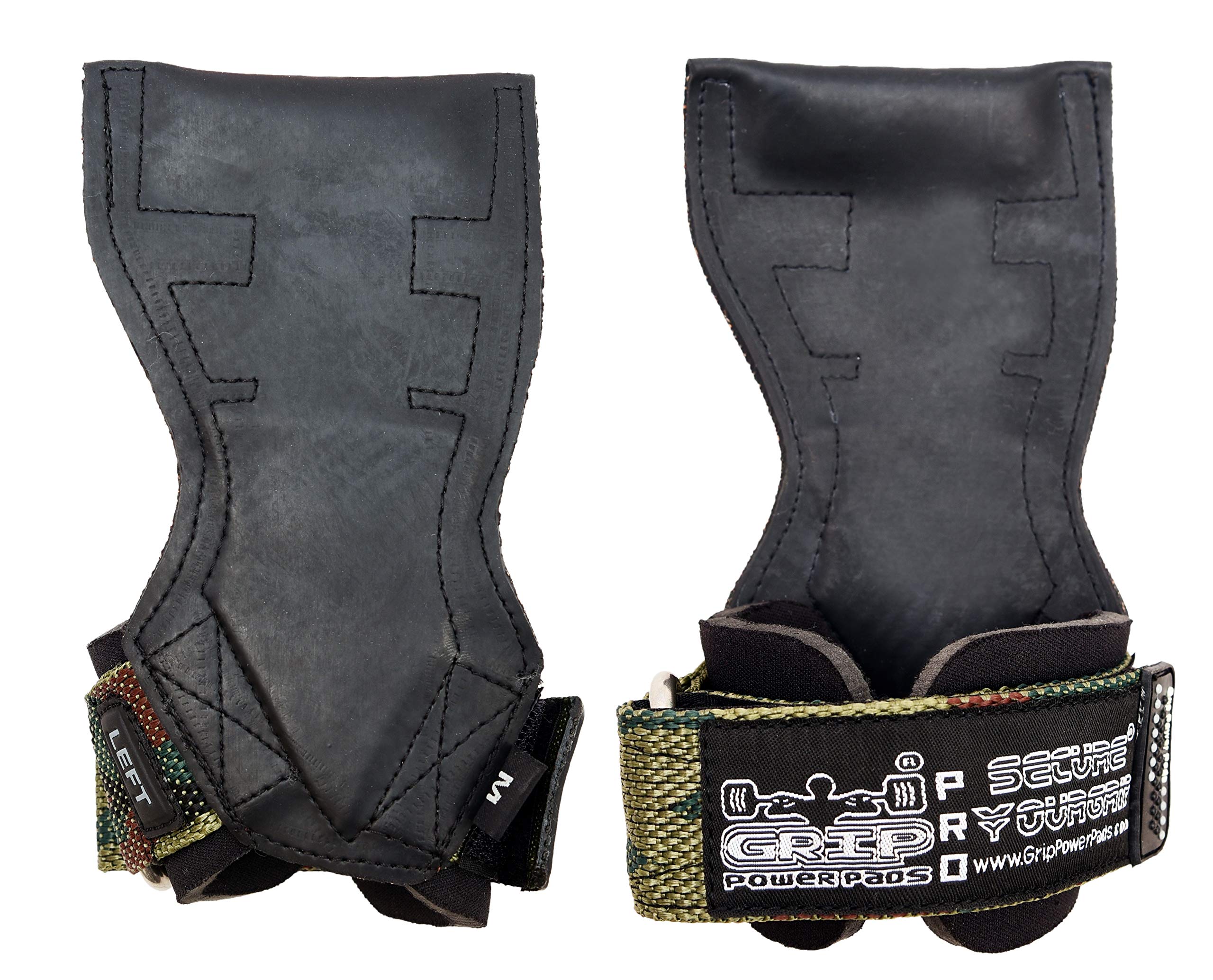 Lifting Grips Pro Gewichtshandschuhe, strapazierfähig, für Langhanteln, Gymnastikbänder, Alternative zu Power-Haken, Kreuzheben, verstellbar, Neopren, gepolsterte Handgelenkbandage
