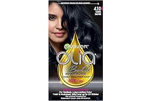 Luminous and Natural Hair with Garnier Olia Dark Silver Dye