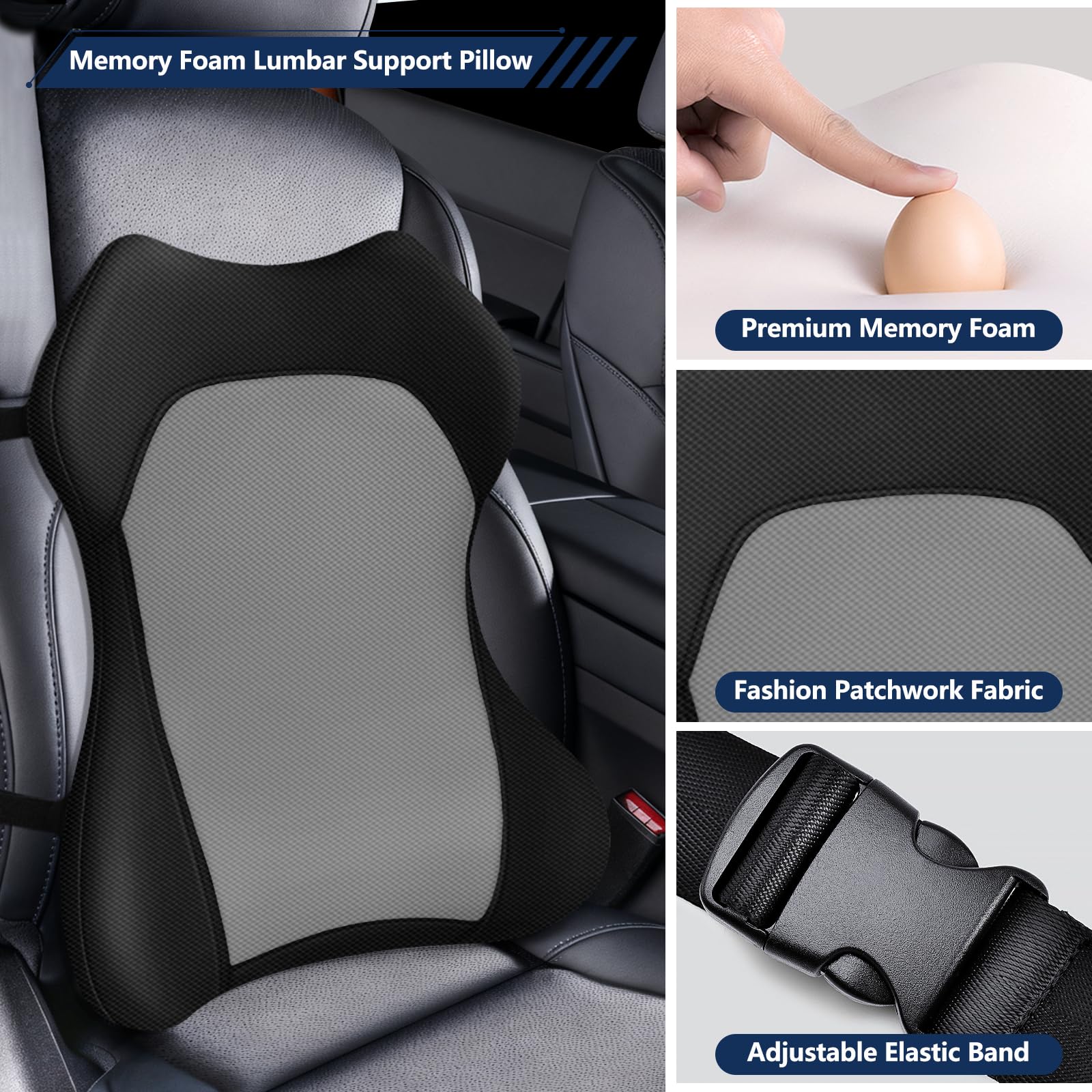 Sciatica Relief Lumbar & Seat Cushion Gallery Image