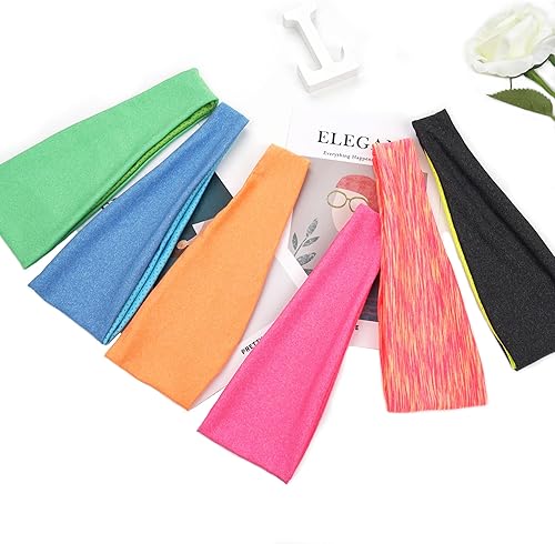 Miniatura 5 de JOYOYO Diademas deportivas transpirables para niños y niñas que absorben la humedad, banda elástica para el pelo para niños pequeños y adolescentes