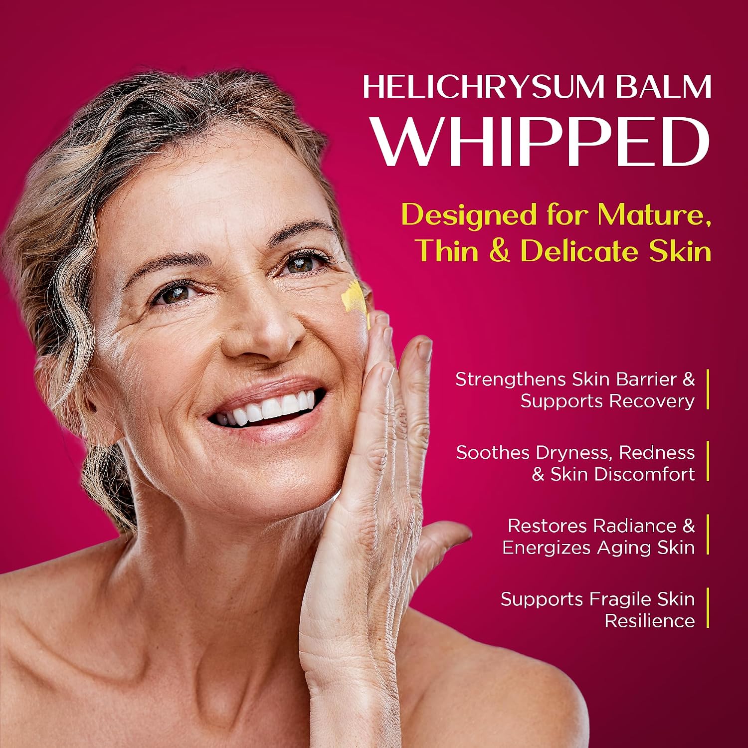  Helichrysum Balm Soothes & Repairs: Restorative Arnica Cream with Calendula for Fragile, Thin Skin & Bruise-Prone – Moisturizes, Revitalizes & Strengthens Skin Barrier for Adult Seniors 3.4oz thumbnail