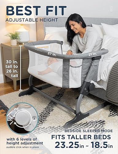 Miniatura 4 de Baby Delight Beside Me Cuna lateral y cama de noche para bebé