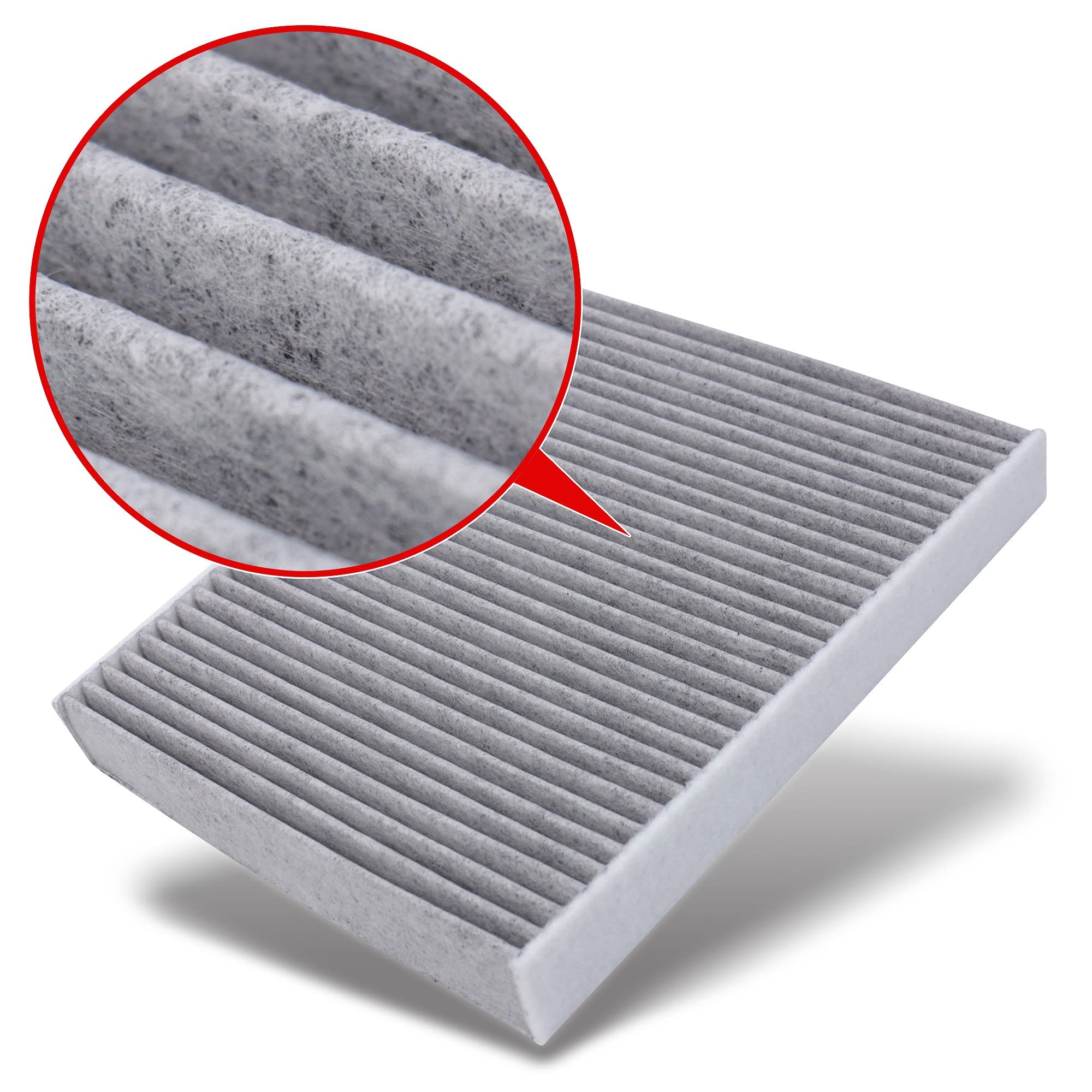 BESTPRICE Set di filtri di ispezione con 1x filtro dell'aria, filtro dell'aria della cabina con carbone attivo compatibile con BMW Serie 5 (F10) (F07) (F11), 7 (F01, F02, F03, F04)