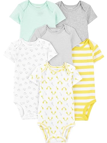 Simple Joys by Carter's Unisex Babies' Short-Sleeve Bodysuit