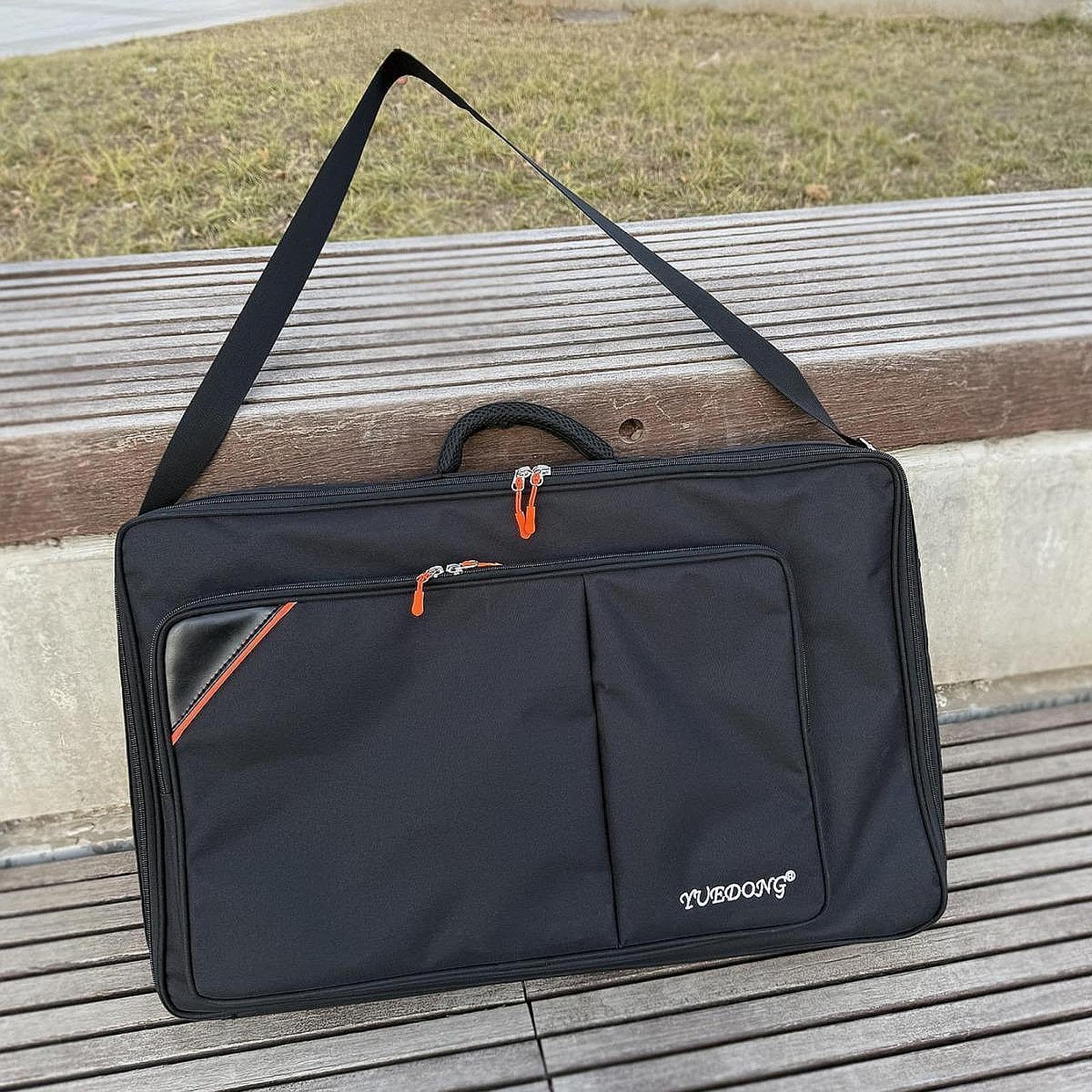 Custodia per controller DJ, custodia antiurto, imbottitura interna, tasca frontale, borsa per mixer DJ per palco, spettacolo, viaggio, bar, 39 Cm X 21 Cm X 5.5