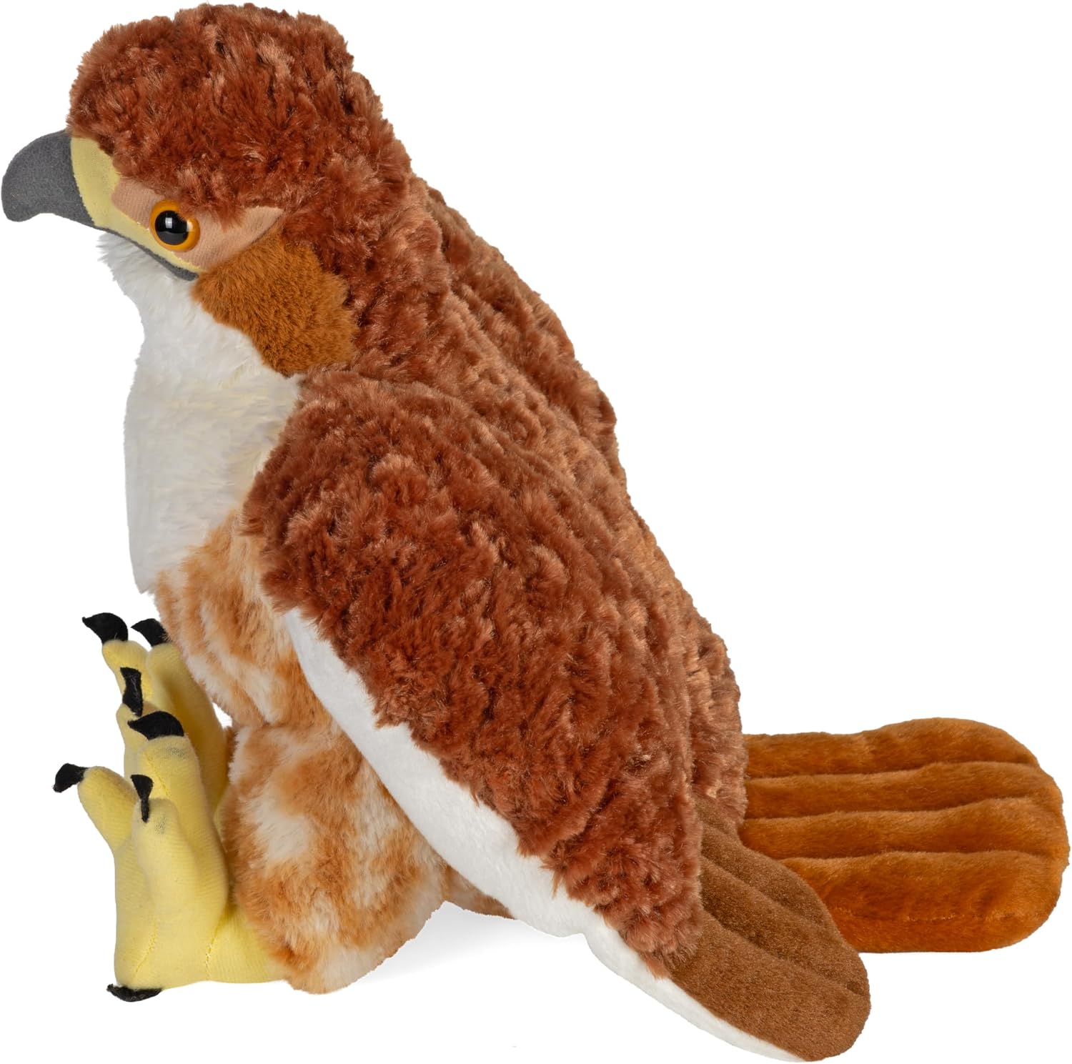Wild Republic Red Tailed Hawk Plush, Stuffed Animal, Plush Toy, Gifts Kids, Cuddlekins, 12 Inches