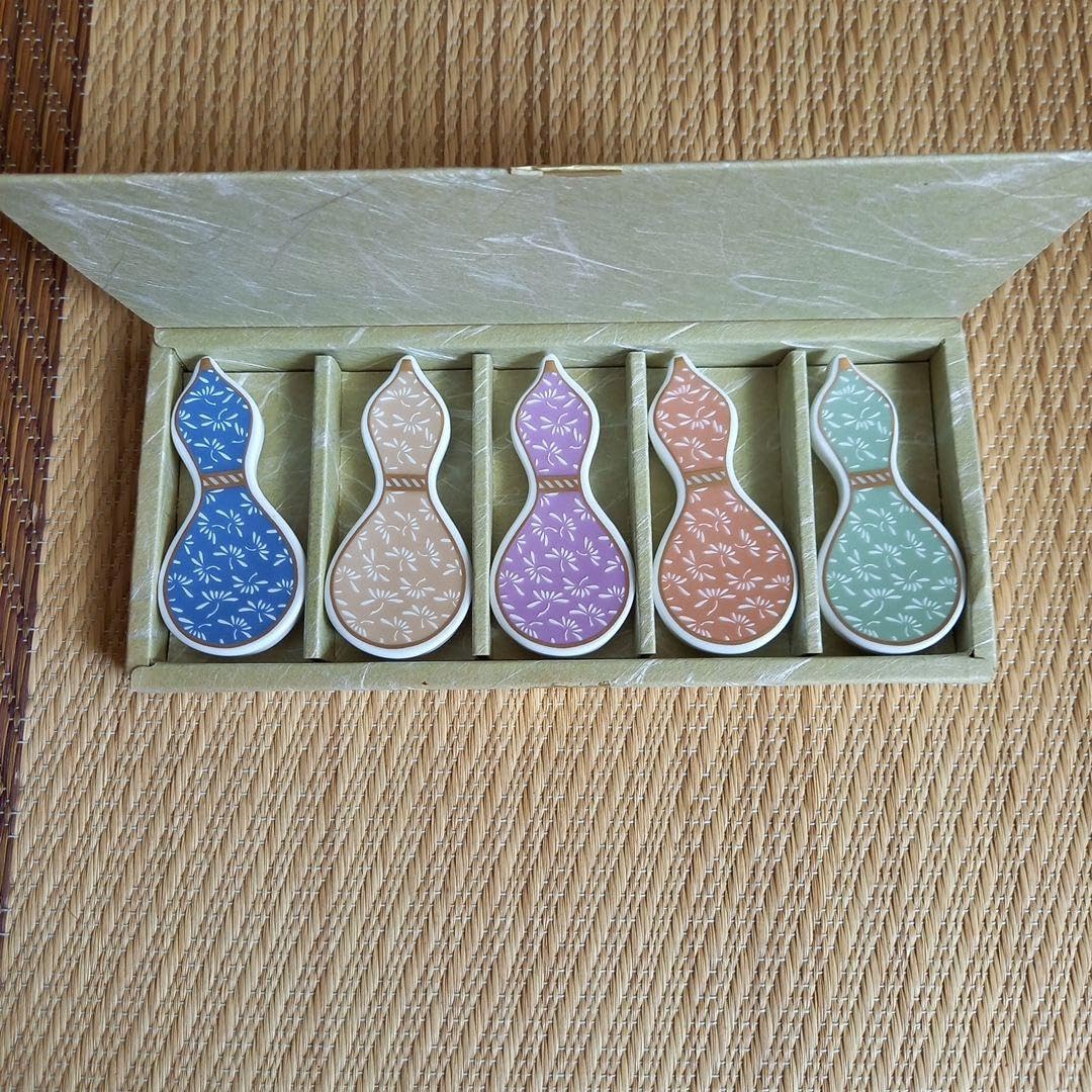 陶器製ひょうたん型箸置きセット 5個 【公式通販】