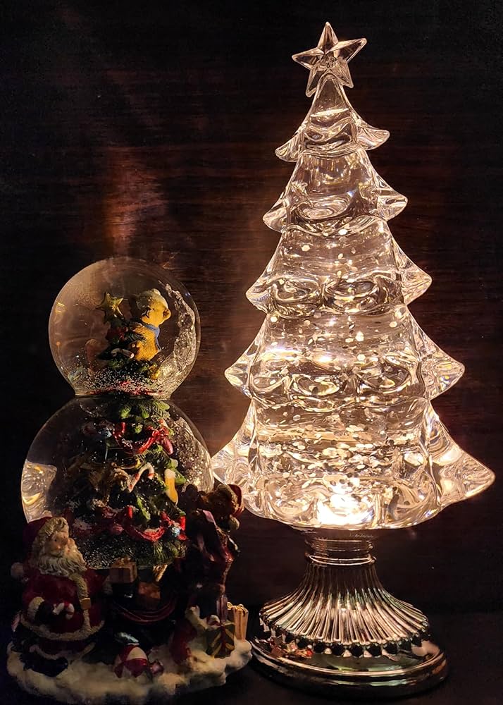 Amazon.co.jp: 南貿易 クリスマスツリー スノードーム オルゴール付