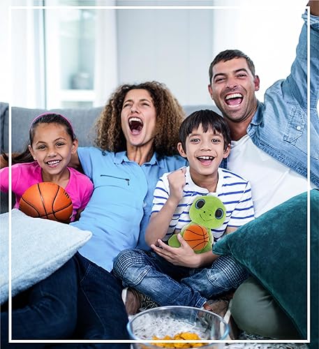 Miniatura 7 de DolliBu Animal de peluche de tortuga marina verde con felpa de baloncesto, tortuga marina suave y abrazable, adorable juguete de peluche, juguete de