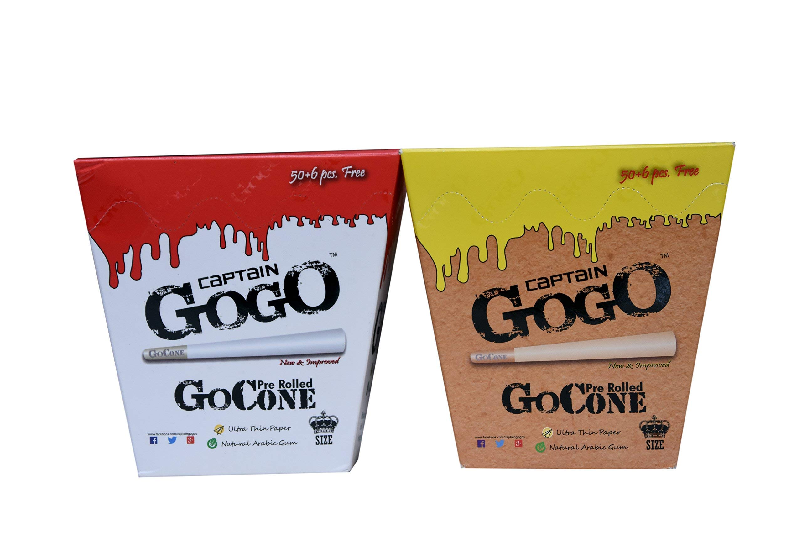 WBD Captain Gogo Brown and White Cone Combo'