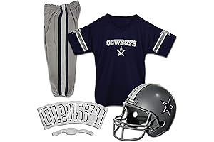 Franklin Sports NFL Youth Football Uniform Set for Kids Cowboys