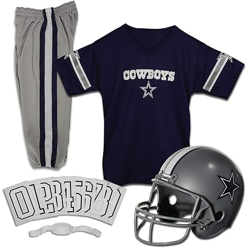 Cowboys Deluxe Youth Uniform Set Cowboys Deluxe Youth Uniform Set — officially licensed fan gear