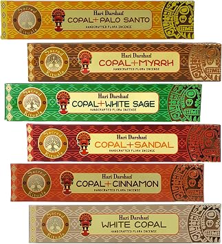 Hari Darshan Handcrafted Premium Incense Sticks Gift Set Includes 6 Fragrances X 15 Sticks Total of 90 Sticks