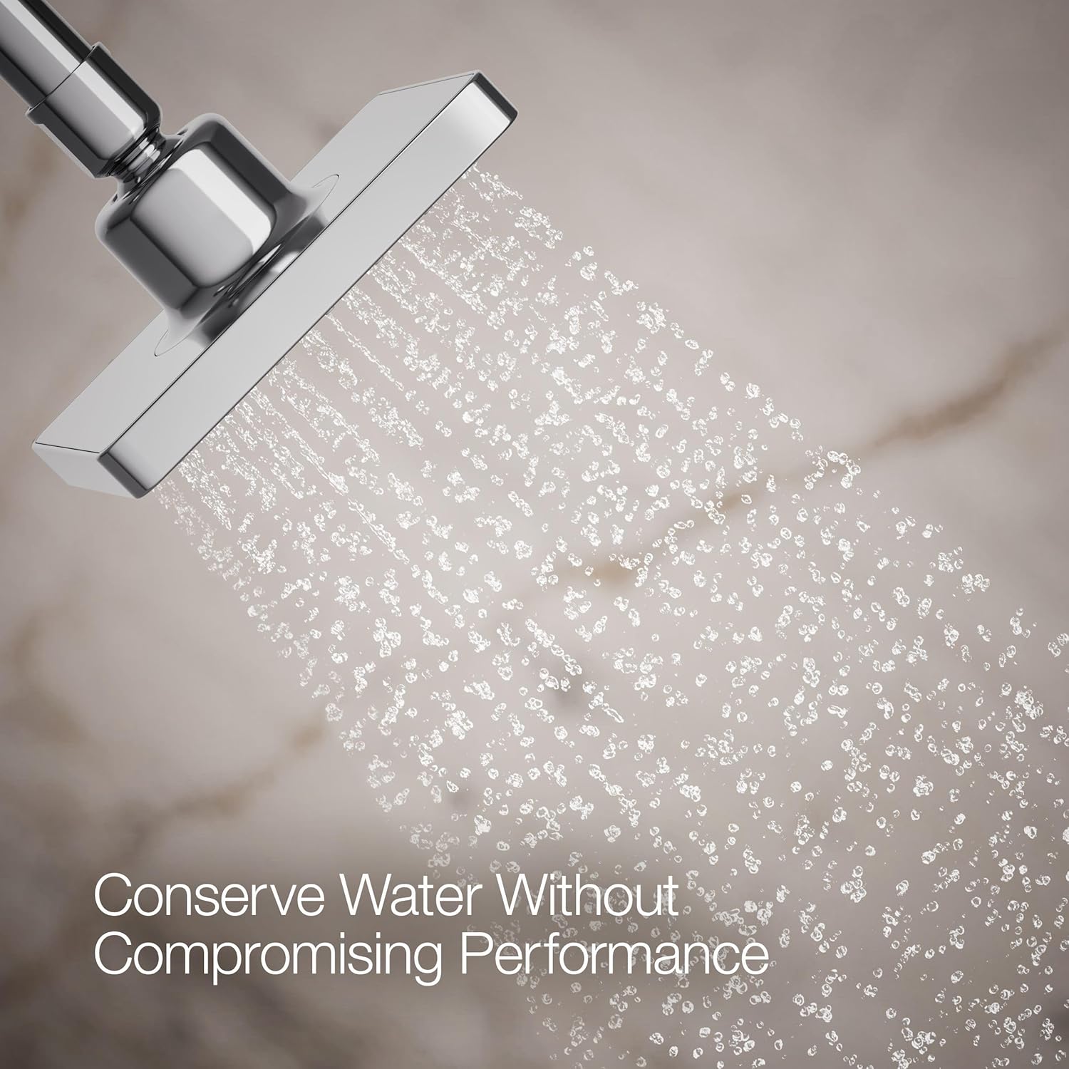 Kohler 24805-G-CP Parallel® Single-function showerhead, 1.75 gpm, Polished Chrome