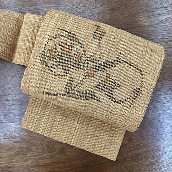 再入荷！　しな布名古屋帯 Amazon.co.jp: きものヱビス 榀布（しなふ） 名古屋帯 科布 シナ