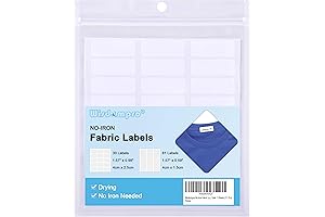 No Iron Writable Clothing Labels for Easy Fabric Identification