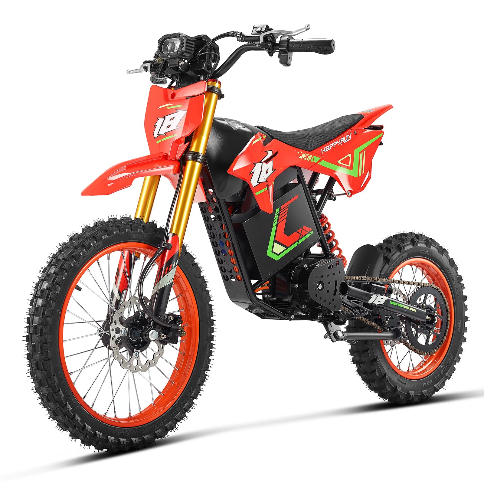 Amazon.com: HAPPYRUN Electric Dirt Bike for Teens Adults, Mid