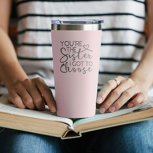 Miniatura 4 de Sodilly Vaso personalizado para mujer, bonito vaso de cumpleaños, tazas de BFF para mujeres, símbolo de amistad, vaso para hermana, recuerdo de