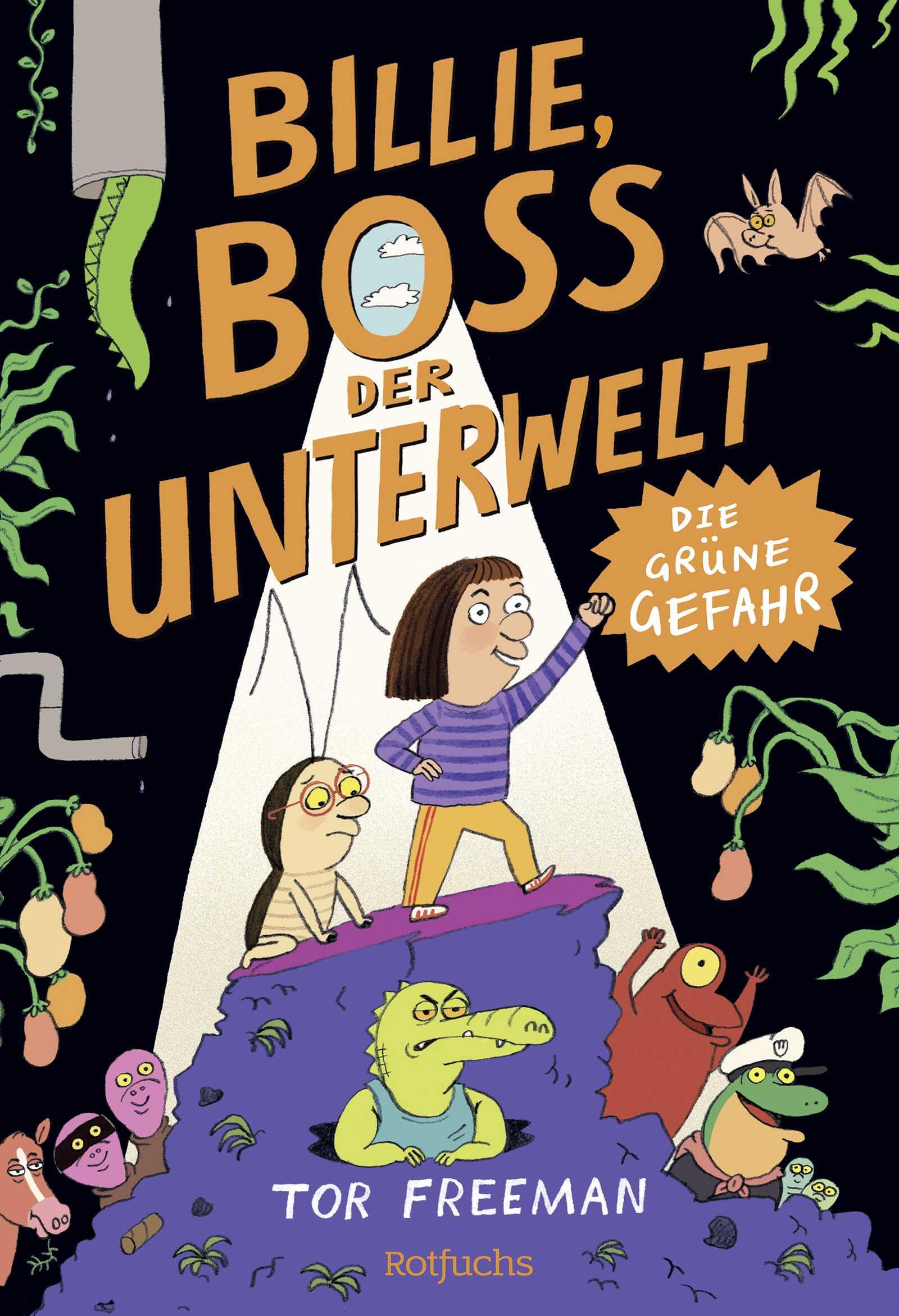 Billie, Boss der Unterwelt: Die Grüne Gefahr | Lustiger Comicroman über eine Superhelden-Abenteuer für Kinder ab 9 Jahren: Mit vielen Bildern und coolen Texten!