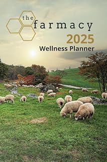 2025 Pray Work Live Annual Planner - Wellness Edition: Goals and Habits Review Journal with Calendar and Monthly Reviews