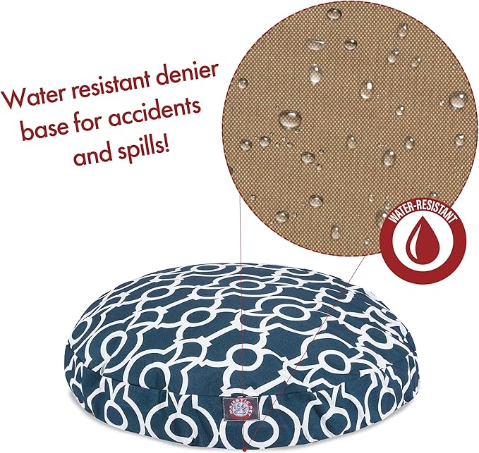 Cama Redonda para Perro Grande 107cm Funda Removible miniatura 4