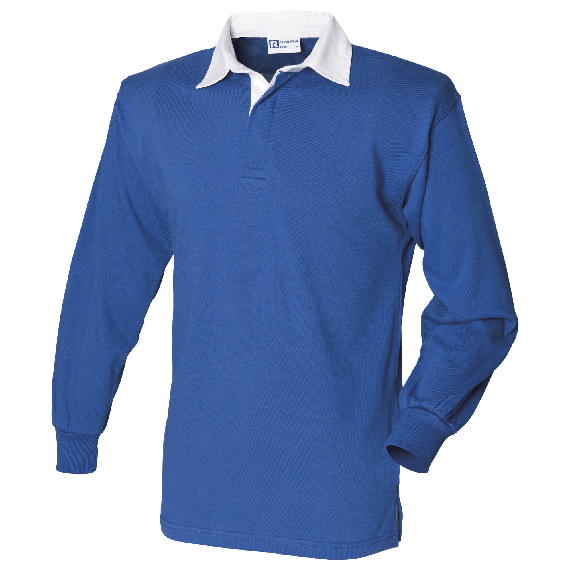 Front Row Men's Polo Shirt blue Royal Blue/White XX-Large