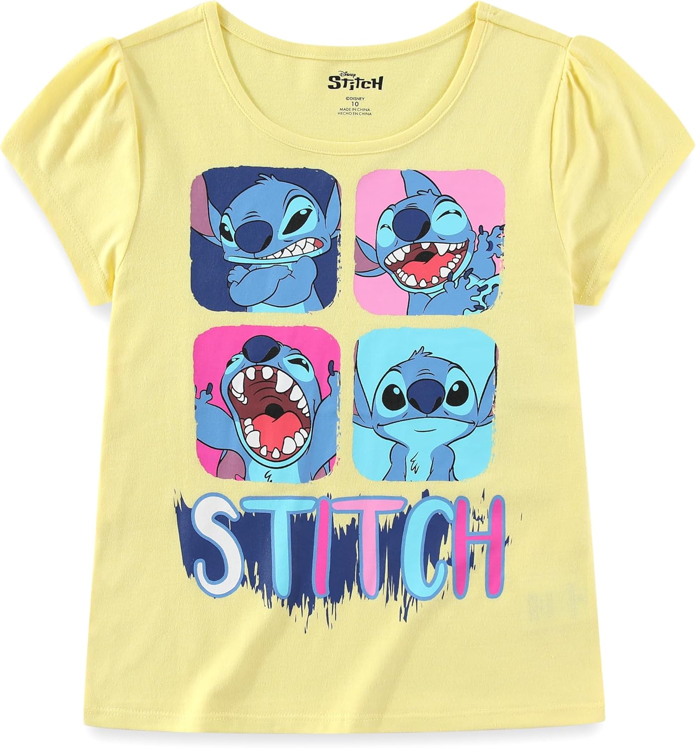 Disney Lilo and Stitch Girls 3 Pack Short Sleeve T-Shirt for Little to Big Kids - Image 3