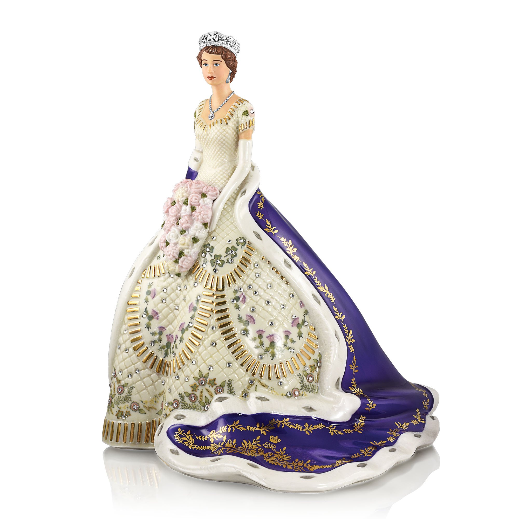 置物 Queen Elizabeth The Bradford Exchange Her Majesty Queen Elizabeth II '90th