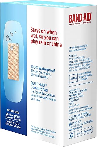 Miniatura 9 de Band-Aid Vendajes adhesivos transparentes impermeables para el cuidado de heridas, 30 unidades, 30 unidades