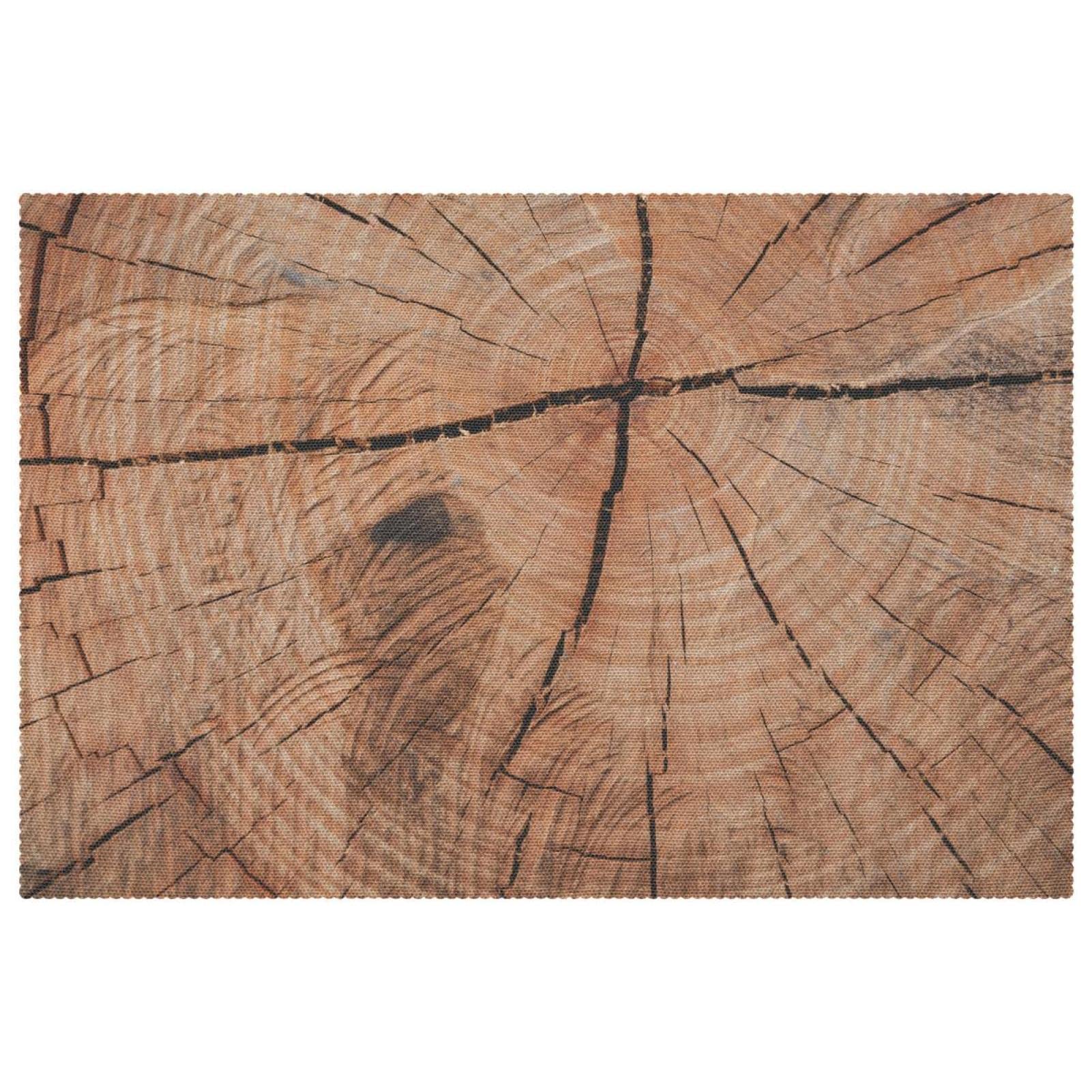 Set de table en bois anti-brûlure et antidérapant pour protéger votre table de salle à manger x6
