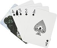 Vista 2 de Mejores amigos jugando a las cartas, de Ruth Maystead - Caniche