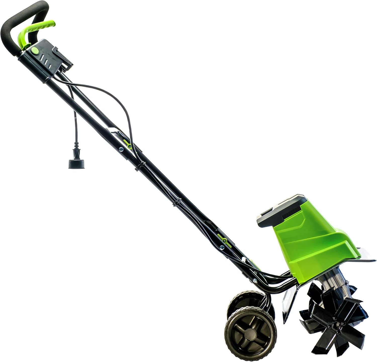 Earthwise TC70090 9-Amp 12-Inch Corded Electric Tiller/Cultivator, Green