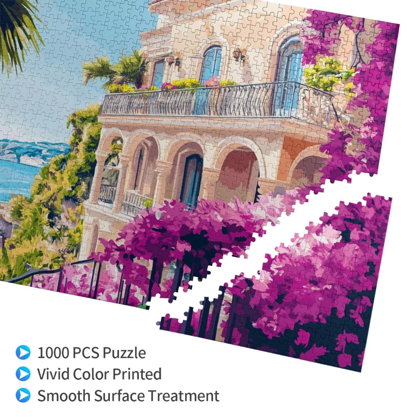 Puzzle 2000 sztuk Ocean Puzzle Krajobraz Duży rozmiar dla dorosłych z pudełkiem do pakowania i obrazami referencyjnymi, zabawnymi grami dla całej rodziny, jako prezent dla przyjaciół 2T-334