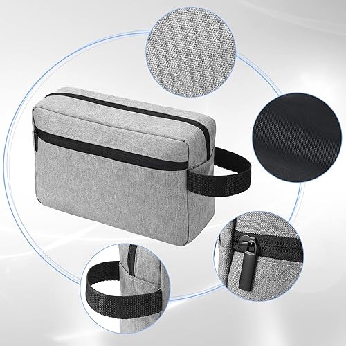 Miniatura 3 de Bolsa de aseo de 4 piezas, resistente al agua, bolsa de afeitado, bolsa de viaje para cosméticos, bolsa de almacenamiento portátil para mujeres,