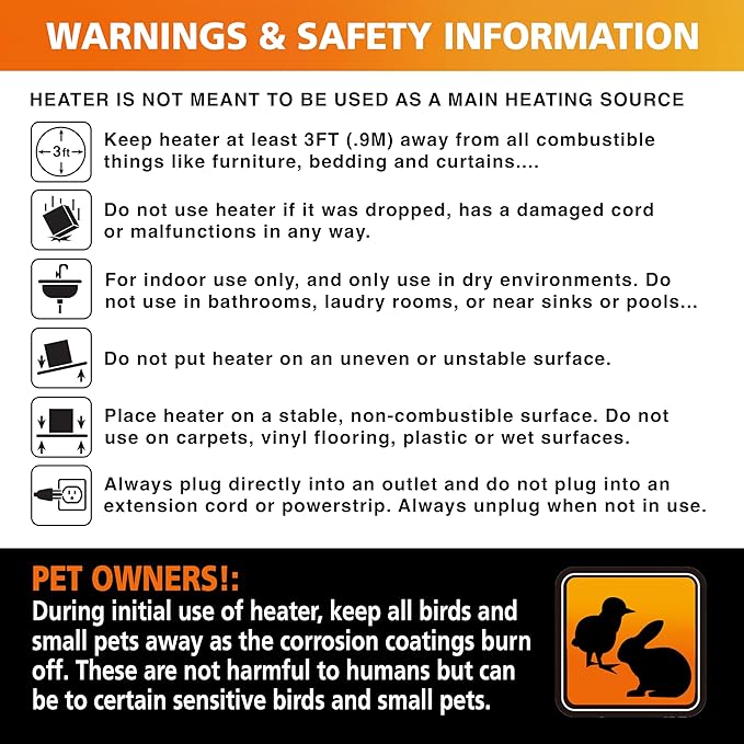 Chimenea Eléctrica Comfort Zone CZFP1BK con Efecto Llama 3D, 1200W miniatura 5