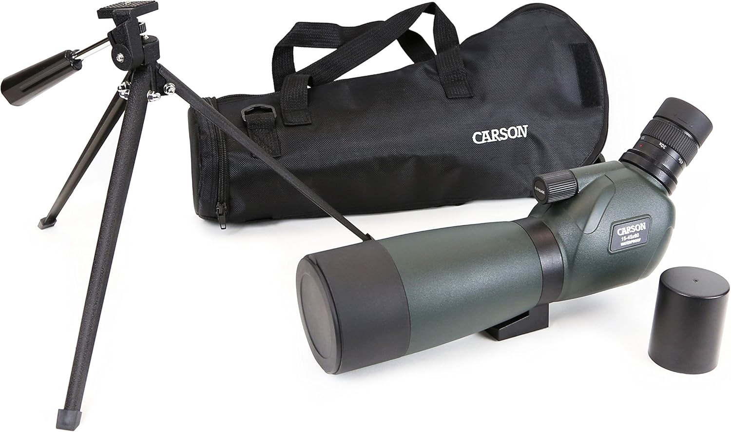 Featured Product Carson Everglade HD Waterproof Spotting Scope with Table-Top Tripod, 15-45x60mm, Green Get Special Price Carson Everglade HD Waterproof Spotting Scope with Table-Top Tripod, 15-45x60mm, Green