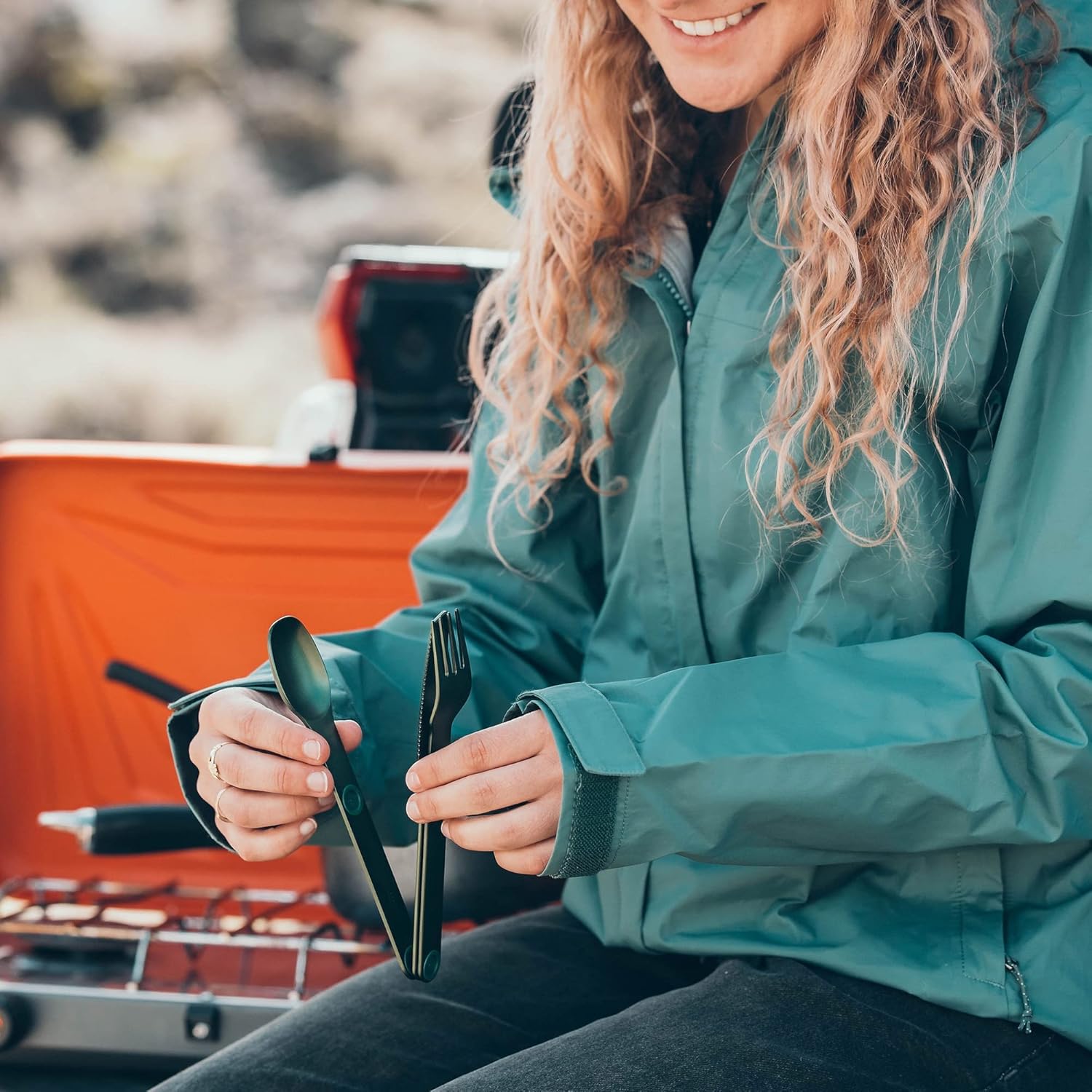 Magnetic Camping Cutlery Set