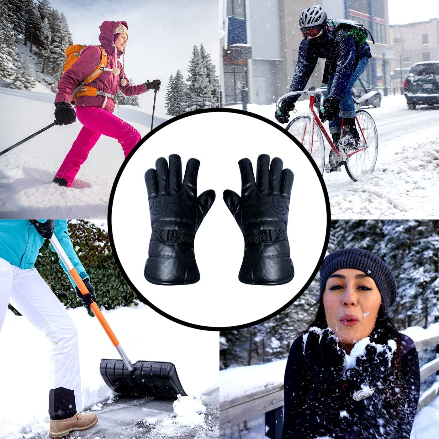 Buy Atipriya Waterproof Winter Gloves Men Women 30 ℉ Cold Proof
