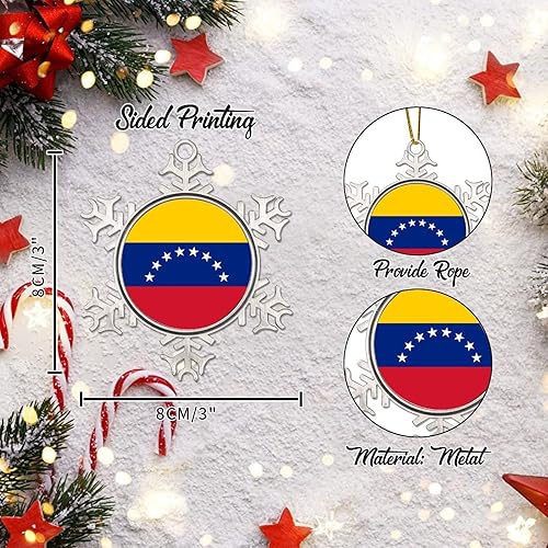 Miniatura 6 de WoGuangis Adornos de Navidad para niños, Venezuela, decoración de Navidad, recuerdo de Venezuela, regalo de viajero del mundo, recuerdo de