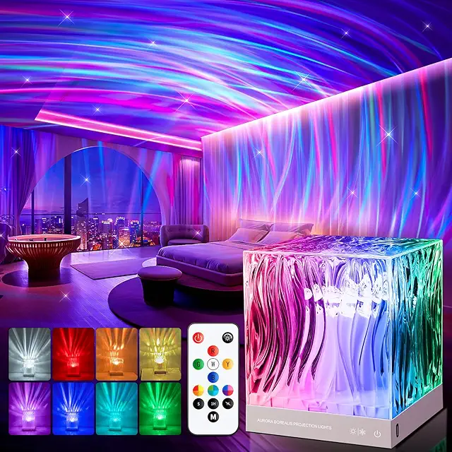 Galaxy Lamp: Starry Sky Projector with Aurora Lights & Remote Control