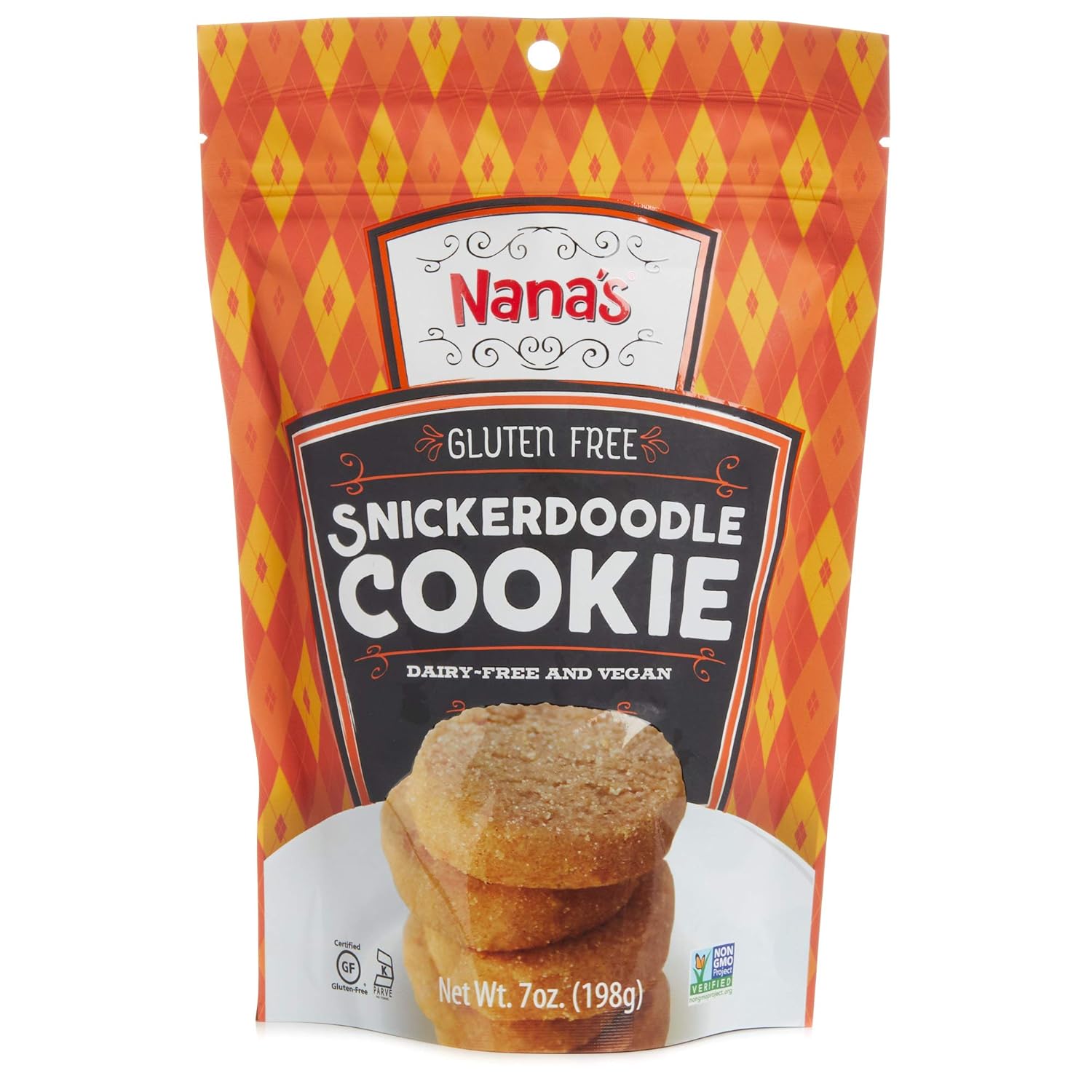 Nana's Gluten Free Snickerdoodle Cookies, 7 Ounce (Pack of 1) Grocery & Gourmet Food