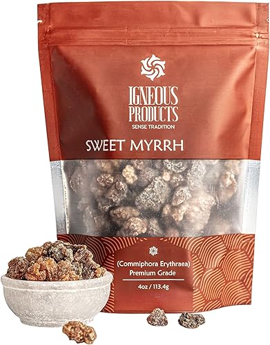 Miniatura 2 de Resinas mirra de Igneous Products (1.00oz)  Incienso mirra 100% natural  Incienso de mirra somalí  Resinas puras de mirra