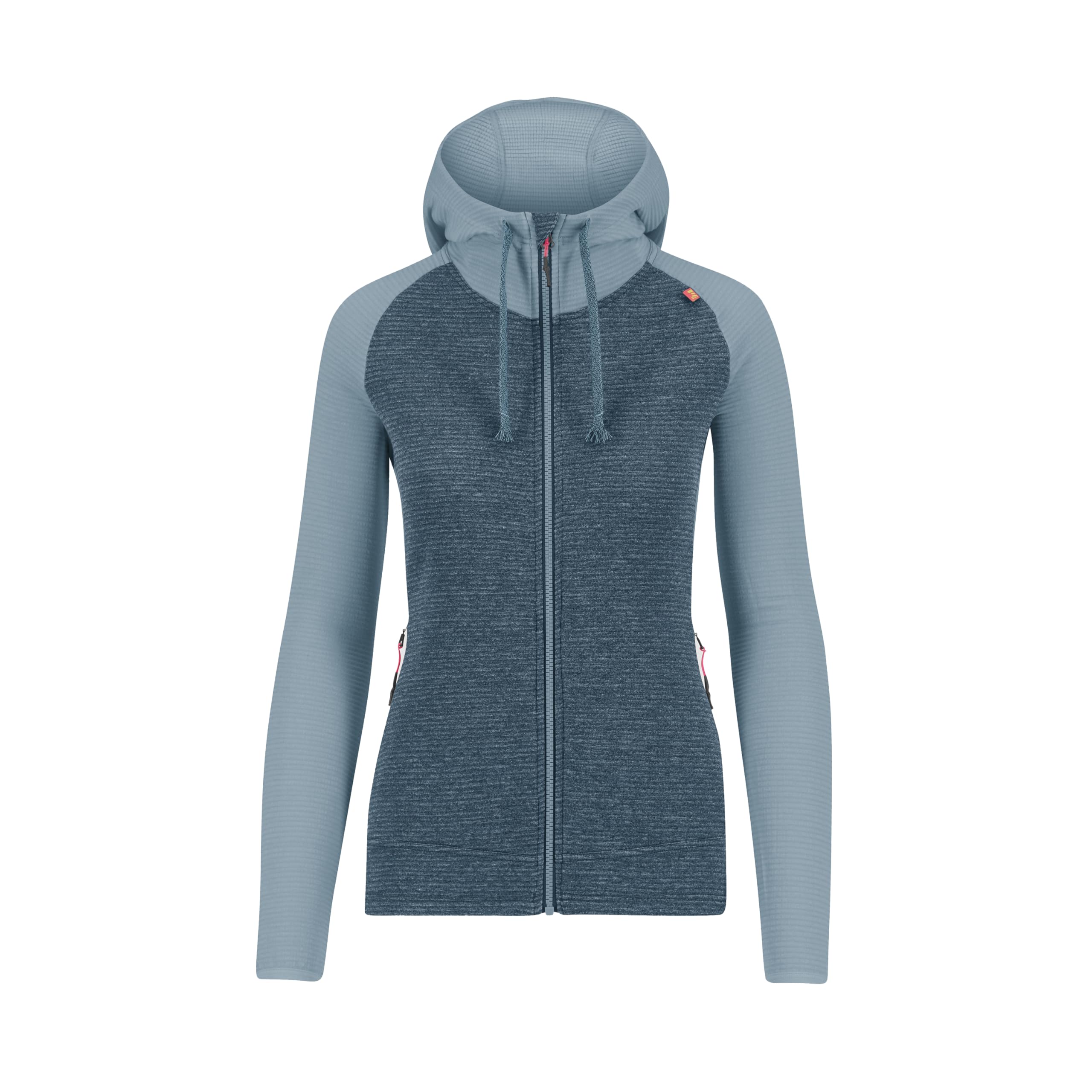 KARPOS 2532055-035 CAMOSCIO W F.Z HOOD. Sweatshirt Women's BERING SEA/MOUNTAIN SPRING Size L