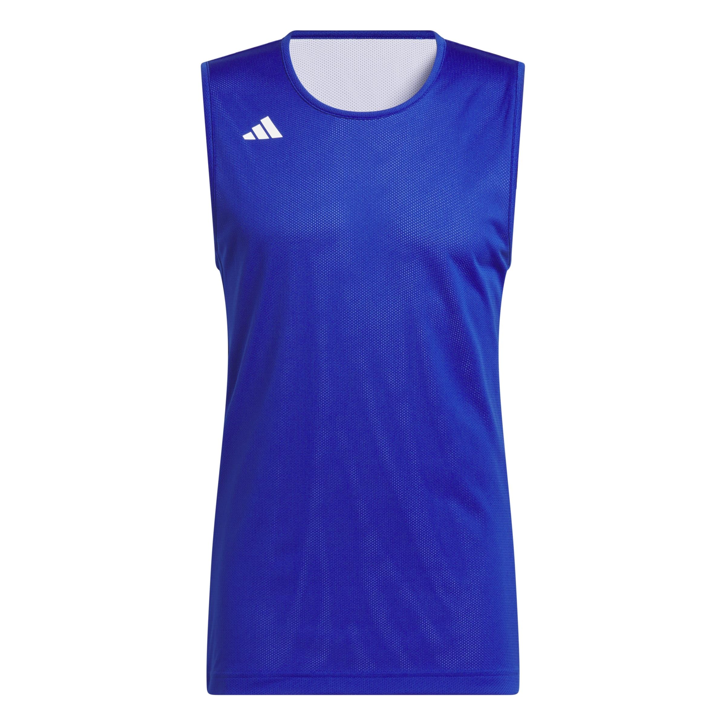 adidas Men's M Everyday Pro Bball Jersey Shirt, Royal Blue/White, M