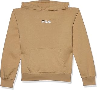 سويت شيرت بغطاء للرأس للأطفال من الجنسين فيلا مزين بلوجو مطرز مرتفع