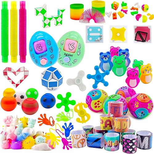 Paquete de 50 recuerdos de fiesta para niños juguetes de caja del tesoro para aula juguetes de regalo de cumpleaños juguetes de caja del tesoro